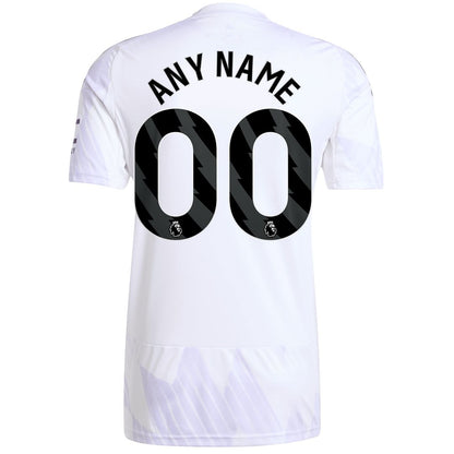 Manchester United adidas 2025/26 Third Replica Custom Jersey - Black