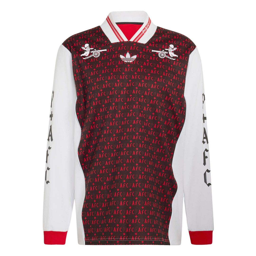 Arsenal x Places+Faces adidas Lifestyler Long Sleeve Fashion Jersey - Black