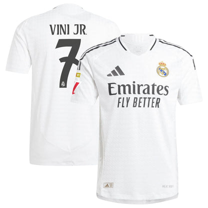 Vini Jr. Real Madrid adidas Originals 2024/25 Third Authentic Player Jersey - Charcoal