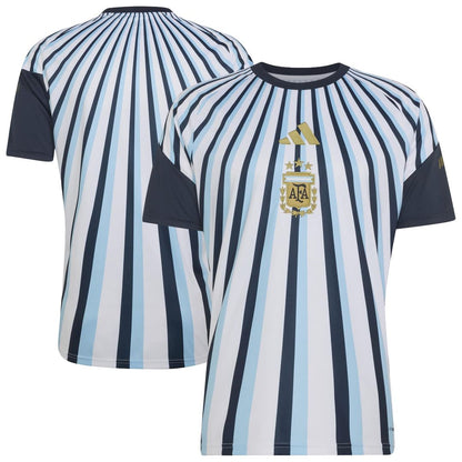 Argentina National Team adidas 2026 Pre-Match Top - Blue