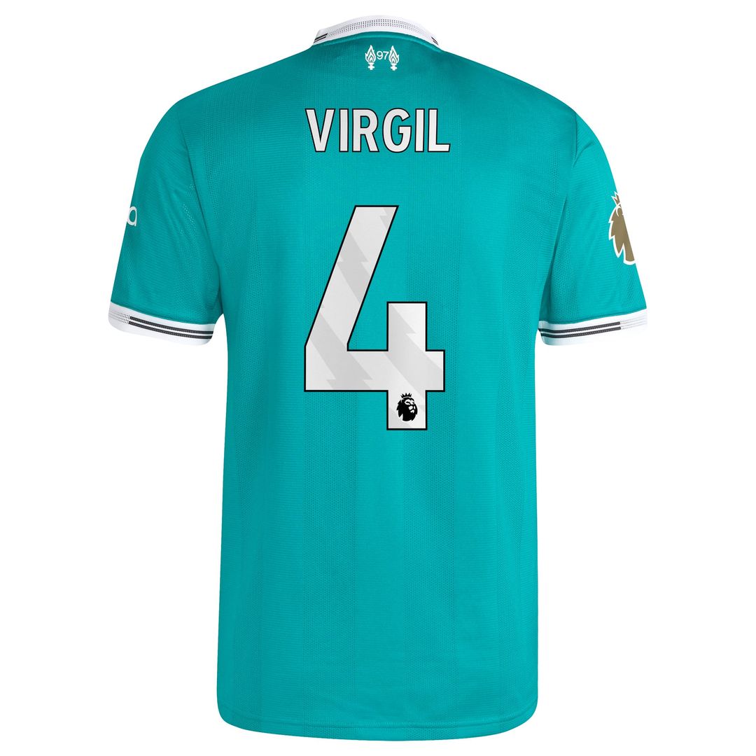 Virgil van Dijk Liverpool adidas 2025/26 Third Authentic Player Jersey - Green