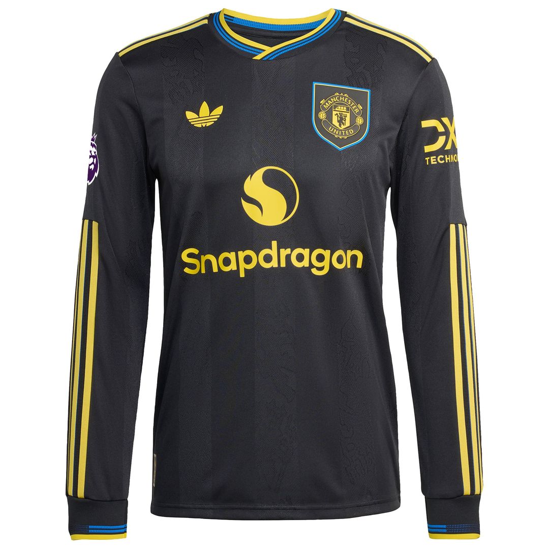 Mason Mount Manchester United adidas 2025/26 Away Authentic Long Sleeve Player Jersey - White
