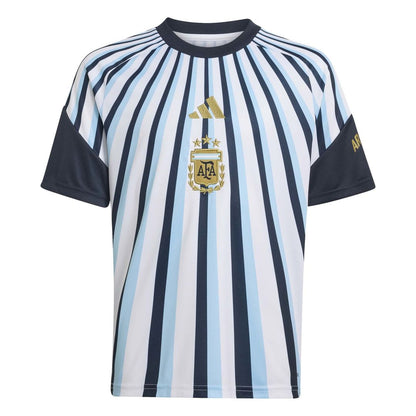 Argentina National Team adidas Youth 2026 Pre-Match Top - Blue