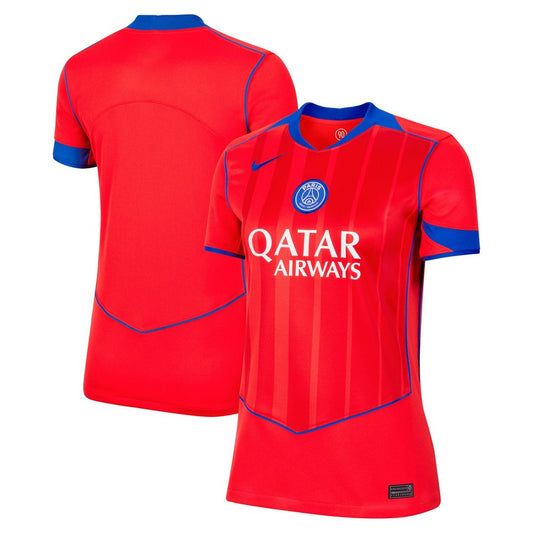 Paris Saint-Germain Nike Women's 2025/26 Third Replica Jersey - Red