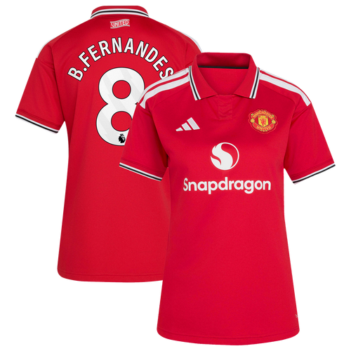 Bruno Fernandes Manchester United adidas Women's 2026/27 Home Replica Jersey - Red