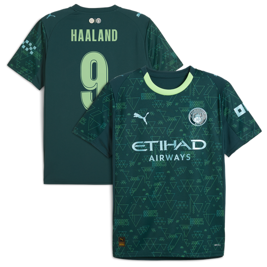 Erling Haaland Manchester City Puma x EA SPORTS FC 2025/26 Fourth Jersey - Green