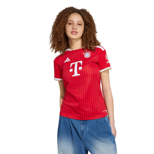 Bayern Munich adidas Women's 2026/27 Home Replica Jersey - Red