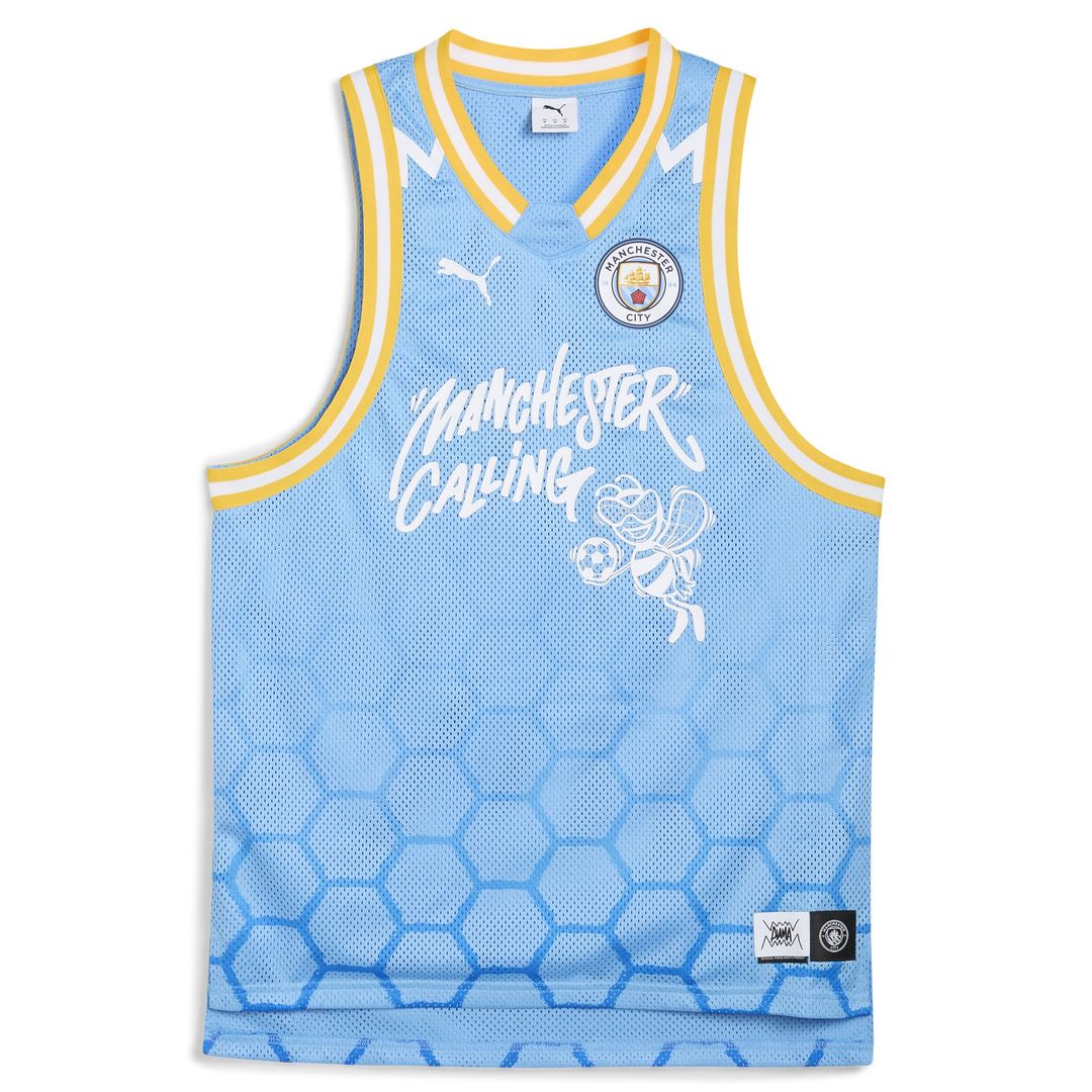 Manchester City Puma 2025 FIFA Club World Cup dryCELL Basketball Jersey - Light Blue
