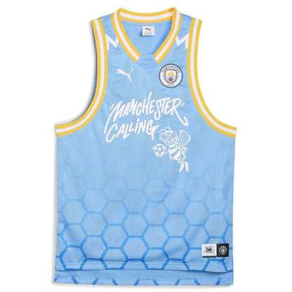 Manchester City Puma 2025 FIFA Club World Cup dryCELL Basketball Jersey - Light Blue