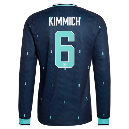 Joshua Kimmich Germany National Team adidas 2026 Away Replica Long Sleeve Jersey - Navy