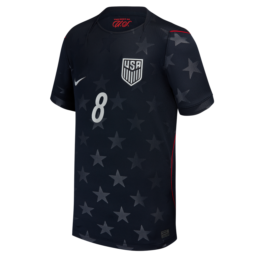Weston McKennie USMNT Nike Youth 2026 Away Stadium Replica Jersey - Blue