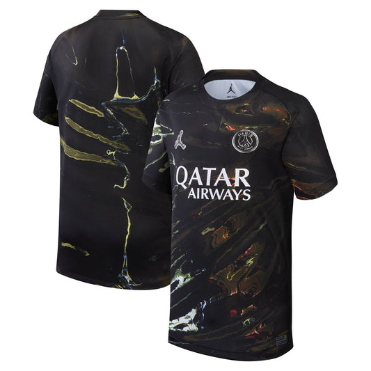 Paris Saint-Germain Jordan Brand Youth 2025/26 Fifth Stadium Replica Jersey - Black