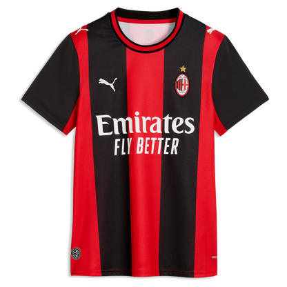 Rafael Leão AC Milan Puma Women's 2026/27 Home Replica Jersey - Black/Red