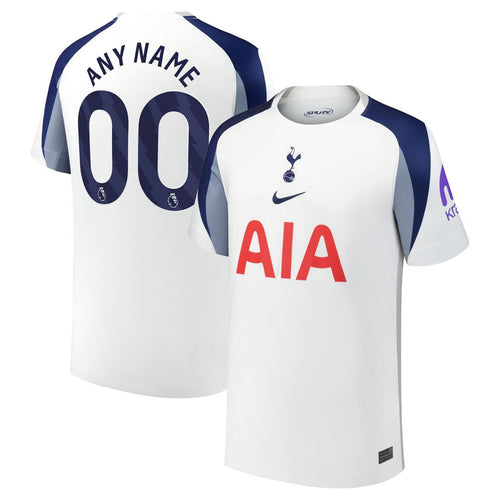 Tottenham Hotspur Nike Youth 2025/26 Home Replica Custom Jersey - White