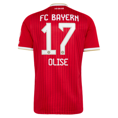 Michael Olise Bayern Munich adidas 2026/27 Home Replica Jersey - Red
