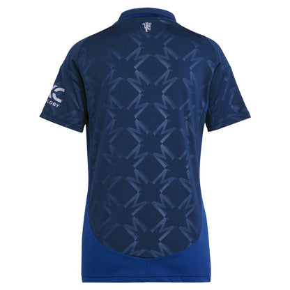 Manchester United adidas Women's 2024/25 Away Replica Jersey - Navy