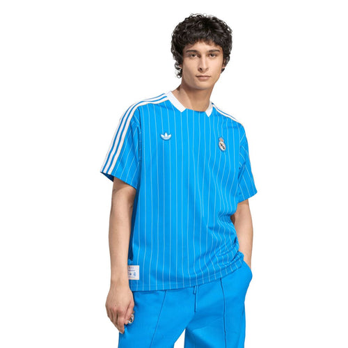 Real Madrid adidas Unisex Terrace Icons Jersey - Blue