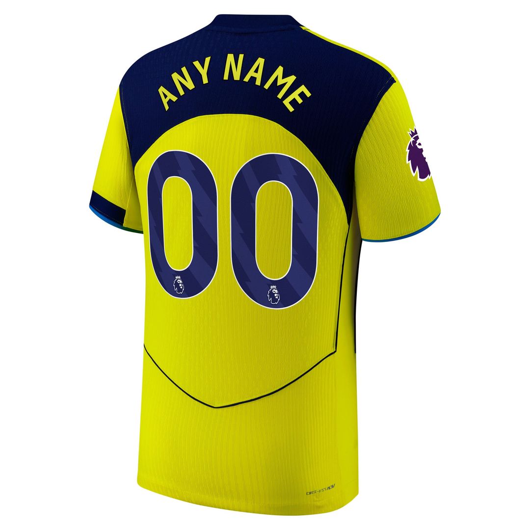 Tottenham Hotspur Nike 2025/26 Home Authentic Custom Jersey - White