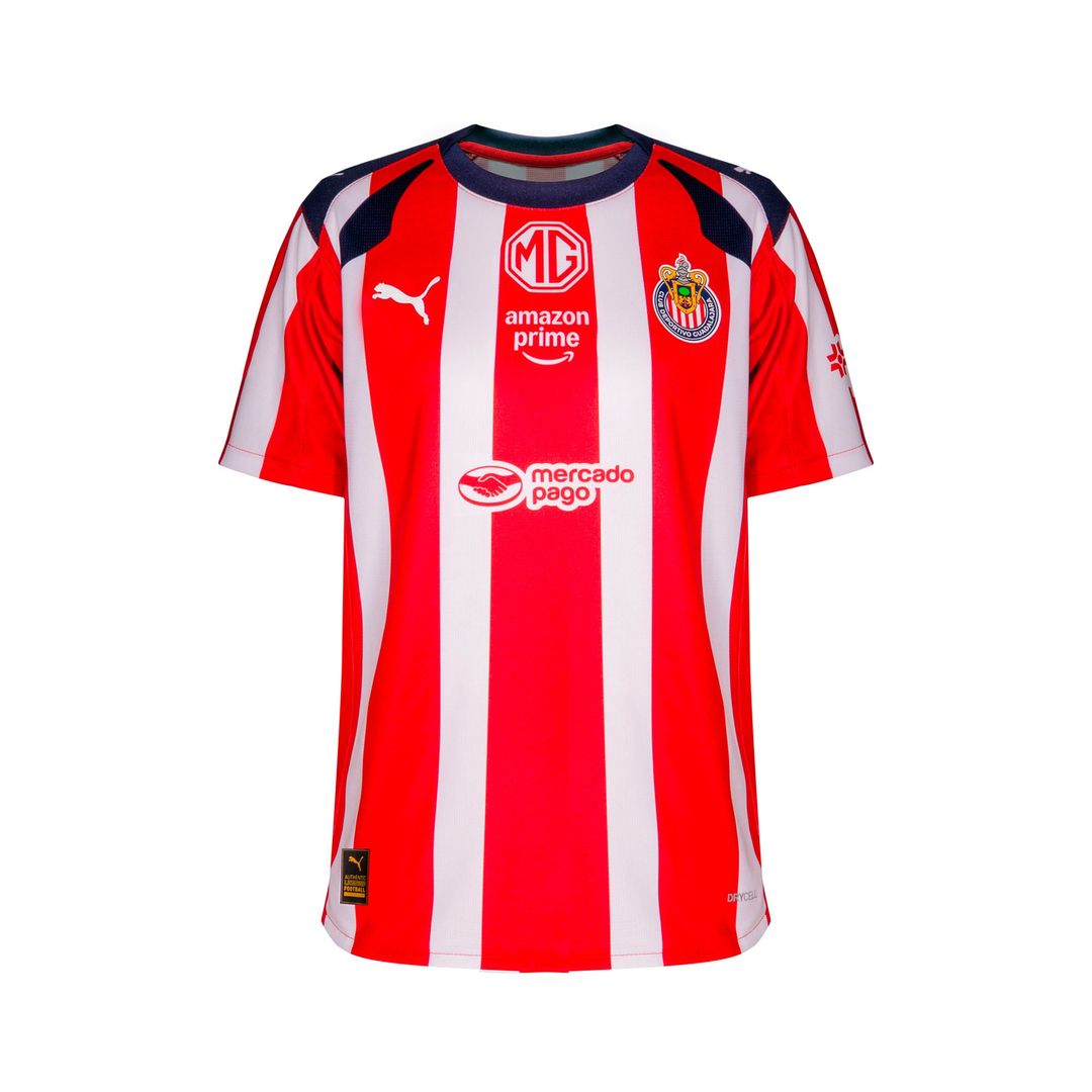 Chivas Puma Youth 2025/26 Home Replica Jersey - Red
