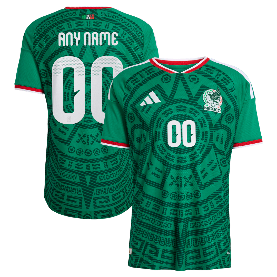 Mexico National Team adidas 2026 Home Authentic Custom Jersey - Green