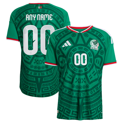 Mexico National Team adidas 2026 Home Authentic Custom Jersey - Green