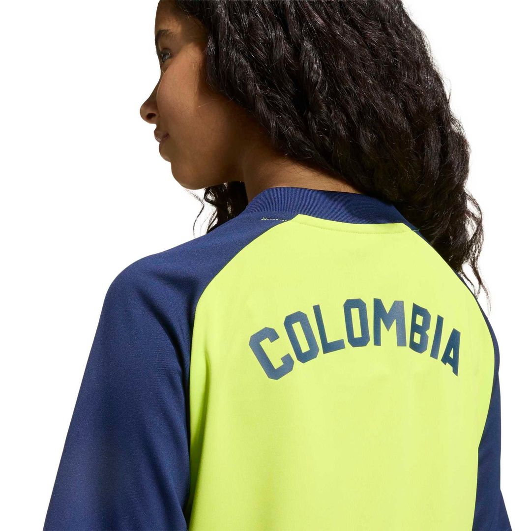 Colombia National Team adidas Youth 2026 Pre-Match Top - Orange
