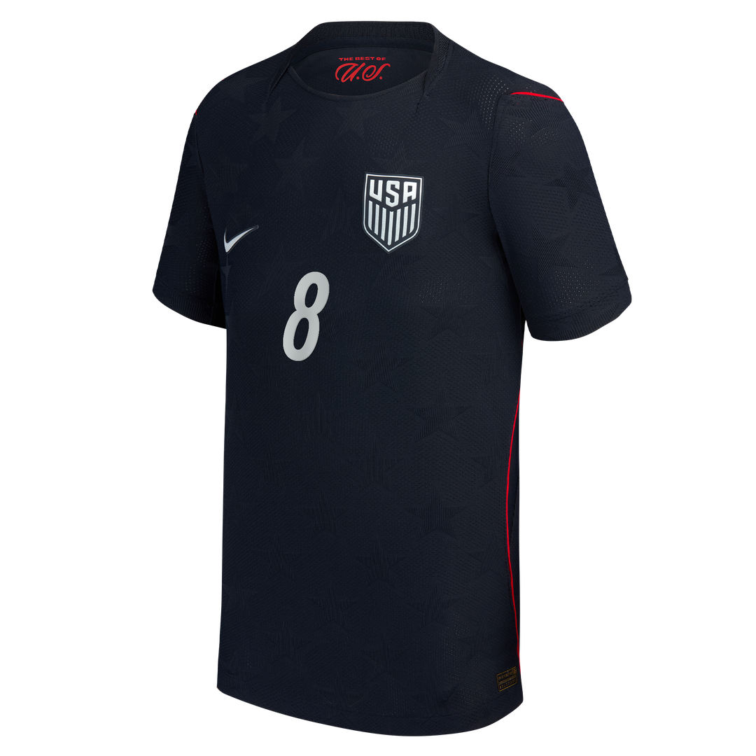 Weston McKennie USMNT Nike Youth 2026 Away Match Authentic Jersey - Blue