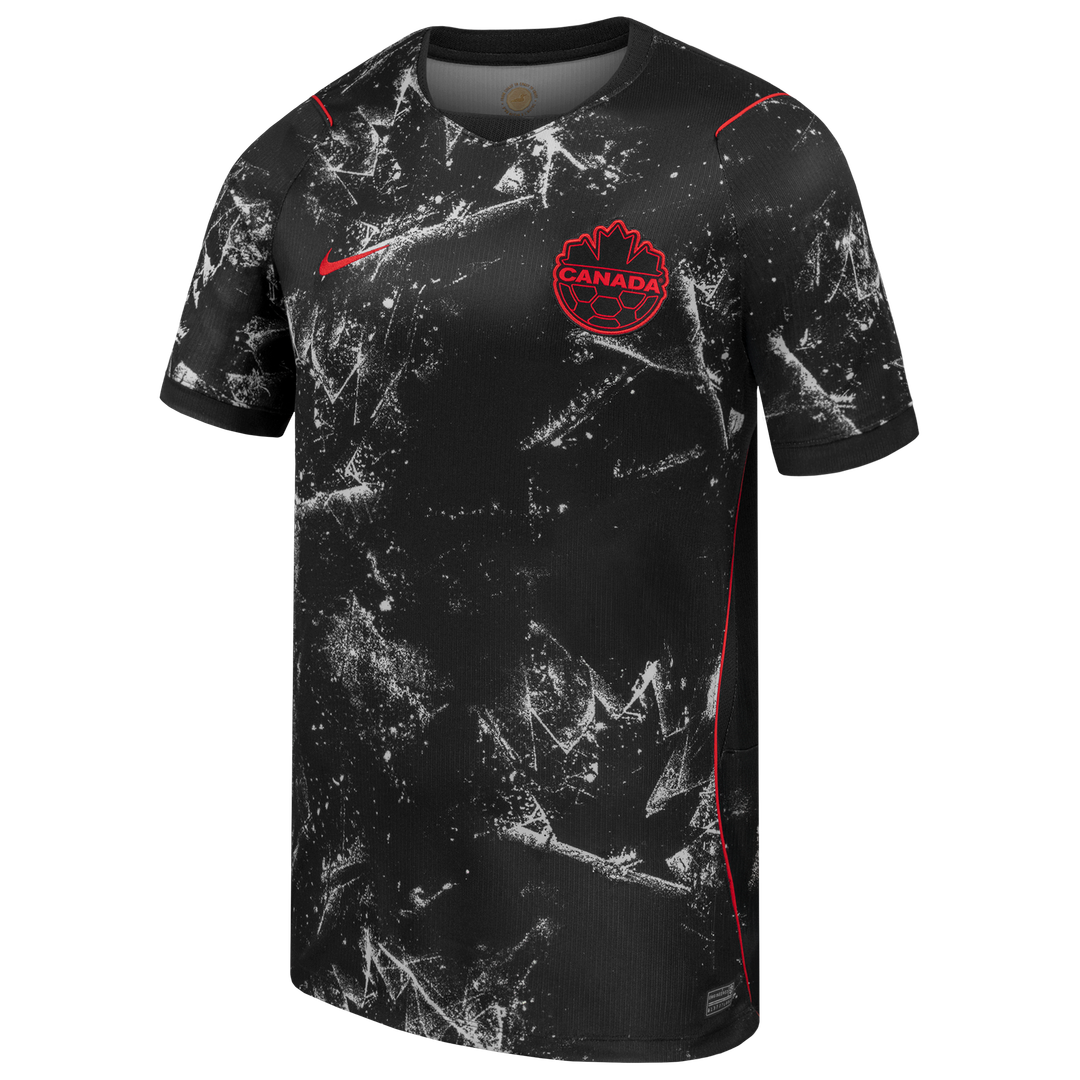 Canada Soccer Nike 2026 Away Stadium Replica Jersey - Black