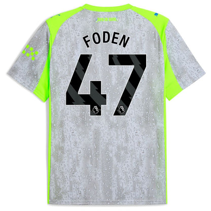 Manchester City Puma 2025/26 Third Replica Jersey - Green/Neon Green