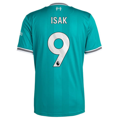 Alexander Isak Liverpool adidas 2025/26 Third Replica Player Jersey - Green