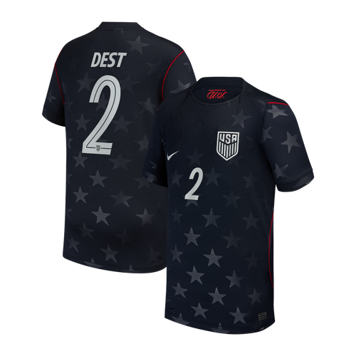 Sergiño Dest USMNT Nike Youth 2026/27 Away Match Authentic Jersey - Blue