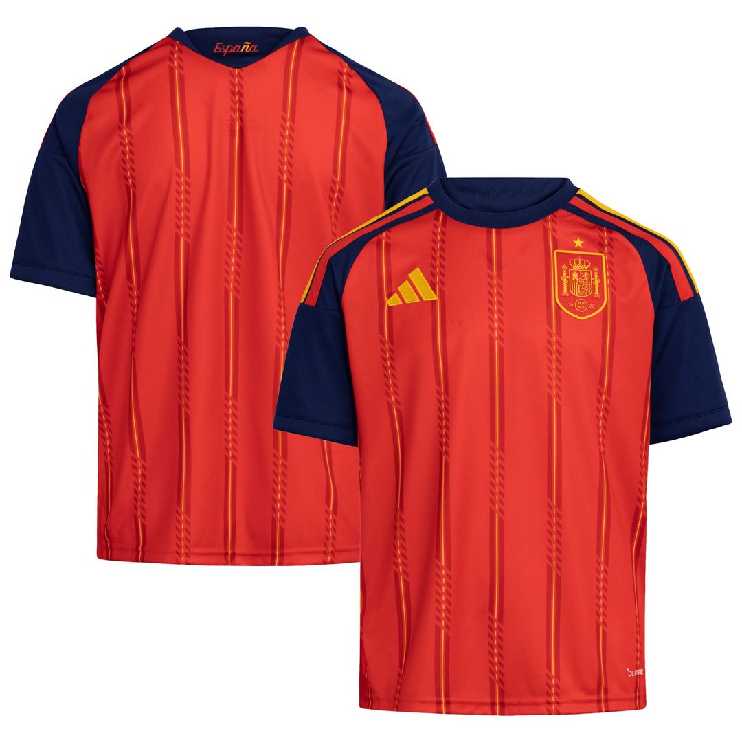 Spain National Team adidas Youth 2026 Home Replica Jersey - Red