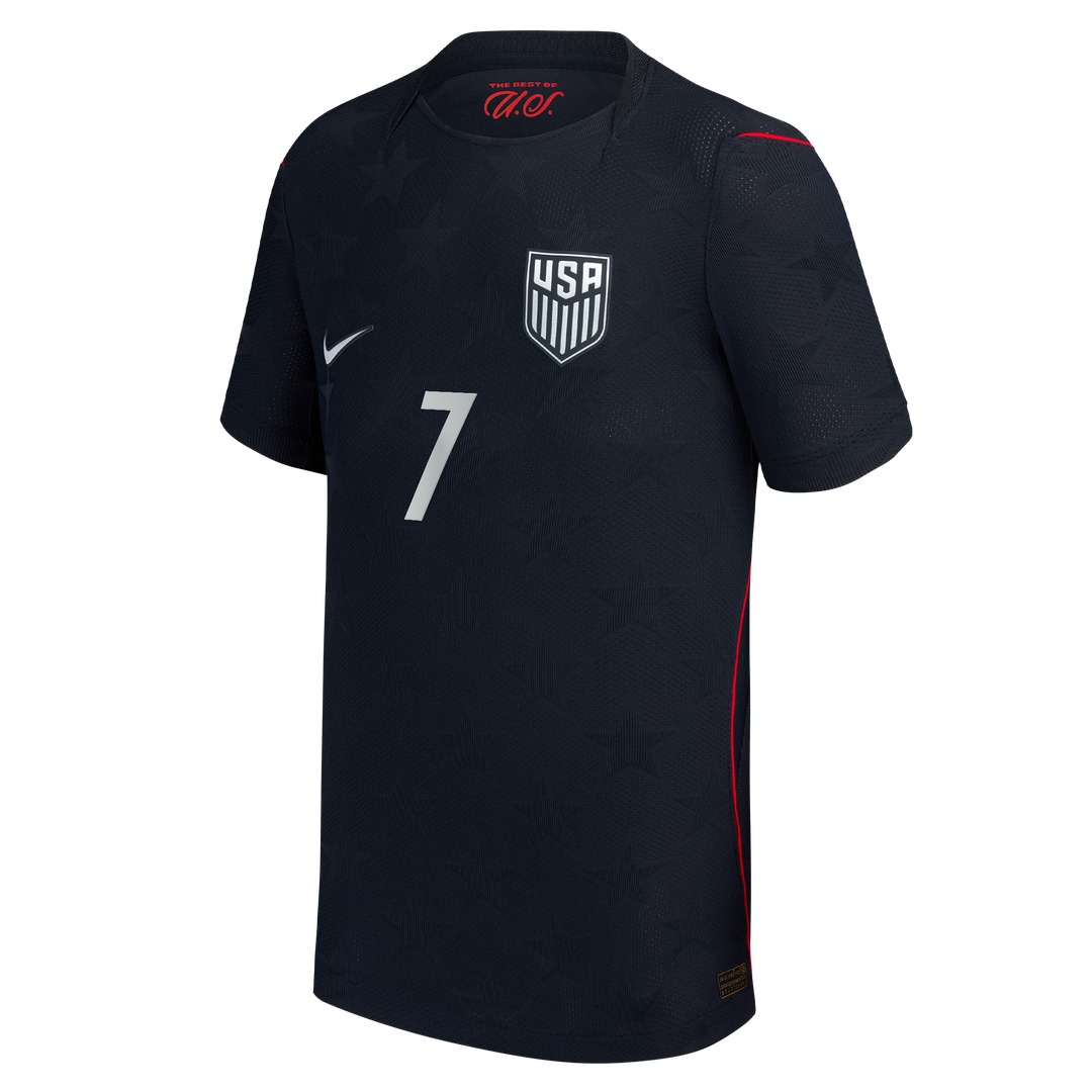 Giovanni Reyna USMNT Nike Youth 2026 Away Match Authentic Jersey - Blue
