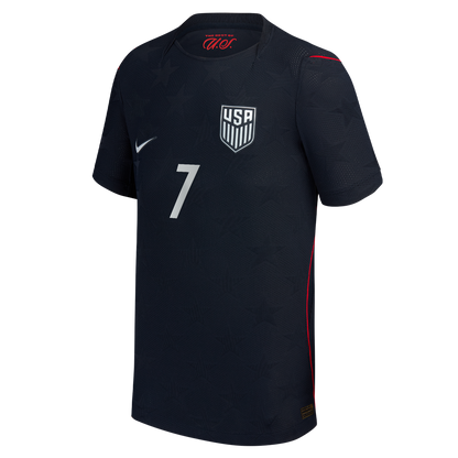 Giovanni Reyna USMNT Nike Youth 2026 Away Match Authentic Jersey - Blue