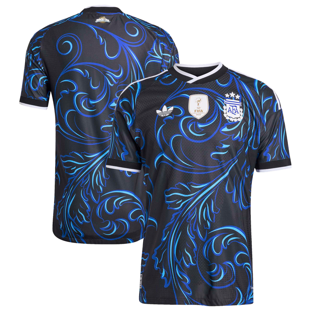 Argentina National Team adidas 2026 Away On-Field Authentic Jersey - Black