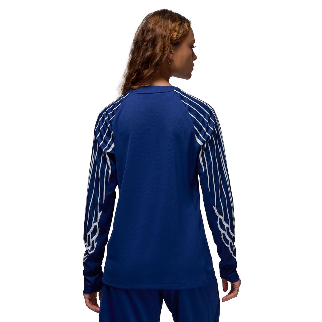 Paris Saint-Germain Jordan Brand Women's 2024/25 Fourth Replica Long Sleeve Jersey - Blue