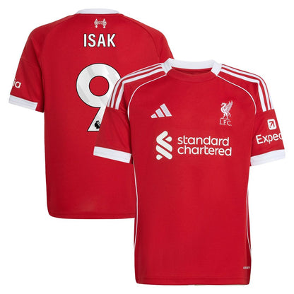 Alexander Isak Liverpool adidas Youth 2025/26 Third Replica Player Jersey - Green