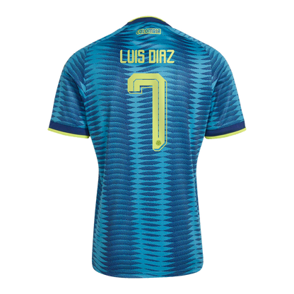 Luis Diaz Colombia National Team adidas 2026 Away Replica Jersey - Turquoise