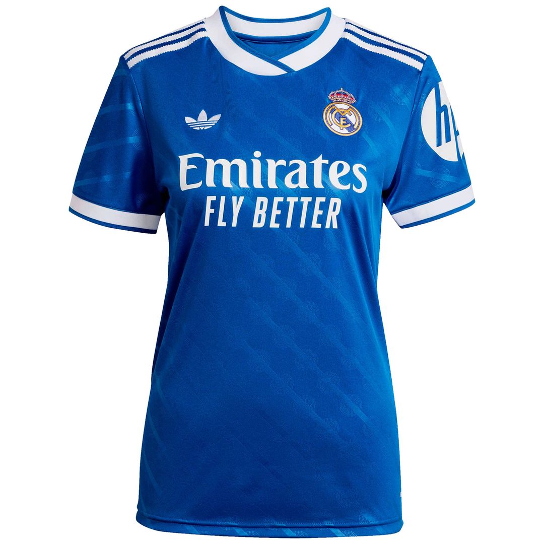 Vinicius Junior Real Madrid adidas Women's 2025/26 Third Replica Player Jersey - Blue