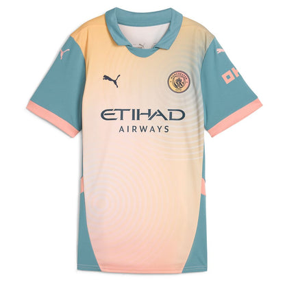Manchester City Puma Women's 2024/25 Fourth Replica Jersey - Blue