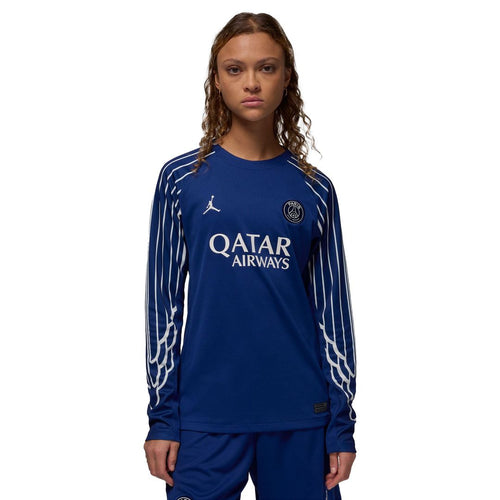 Paris Saint-Germain Jordan Brand Women's 2024/25 Fourth Replica Long Sleeve Jersey - Blue