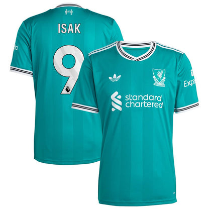 Alexander Isak Liverpool adidas 2025/26 Third Replica Player Jersey - Green