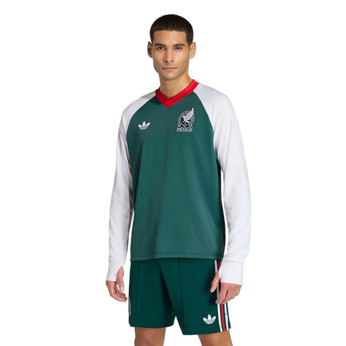 Mexico National Team adidas 2026 Long Sleeve Pre-Match Top - Green