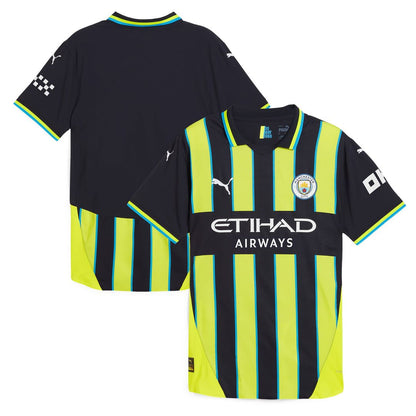 Manchester City Puma 2024/25 Away Authentic Jersey - Black