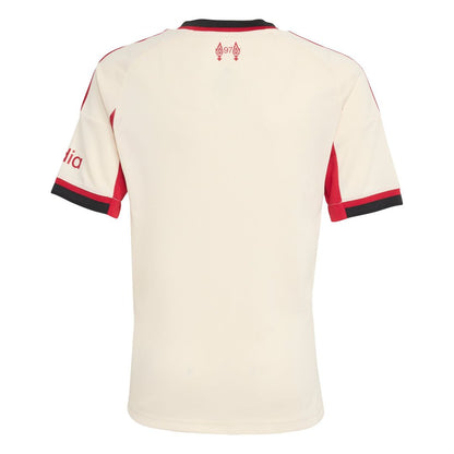 Liverpool adidas Youth 2025/26 Away Replica Jersey - White