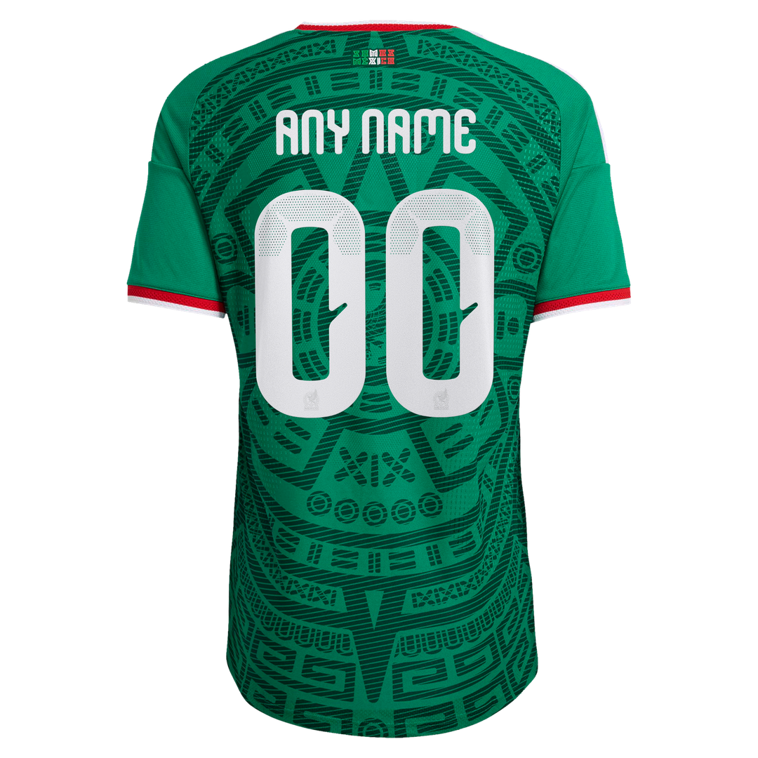 Mexico National Team adidas 2026 Away On-Field Authentic Custom Jersey - White