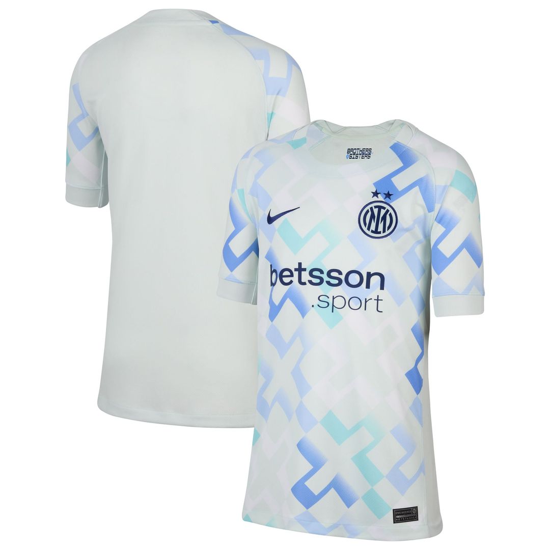 Inter Milan Nike Youth 2025/26 Away Replica Jersey - Aqua