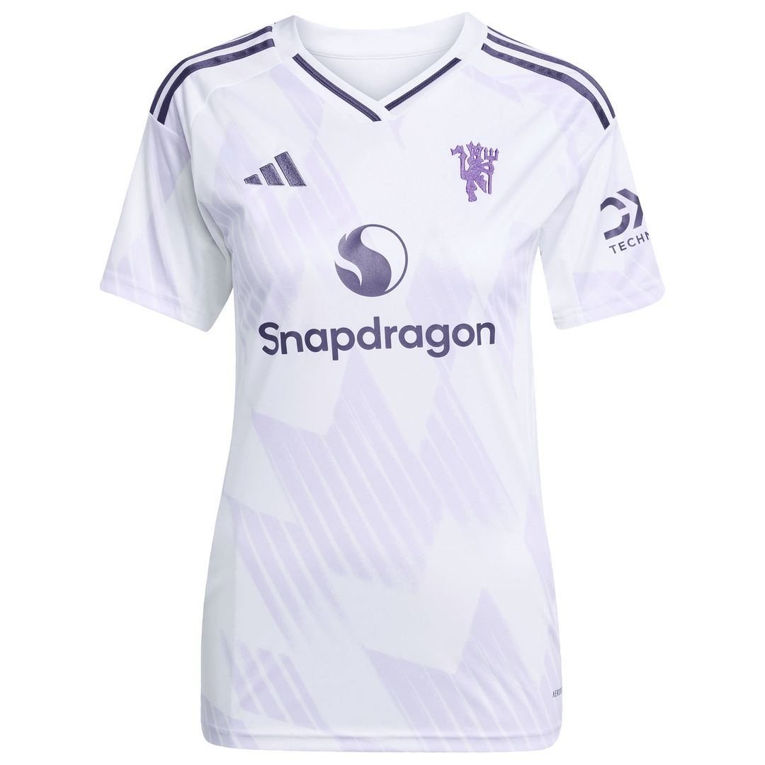 Bruno Fernandes Manchester United adidas Women's 2025/26 Away Replica Player Jersey - White