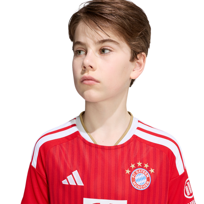 Bayern Munich adidas Youth 2026/27 Home Replica Jersey - Red