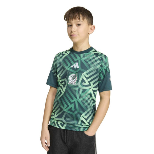 Mexico National Team adidas Youth 2026 Pre-Match Top - Green